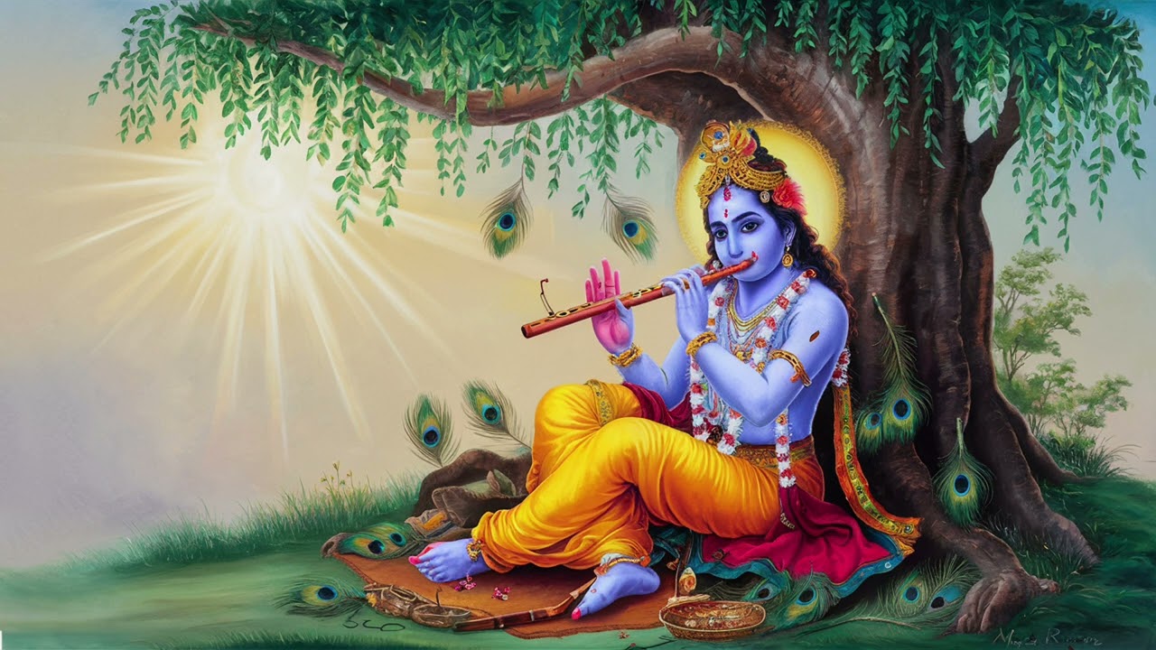 Divine Calm Bansuri Krishna – Pure Solo Flute Meditation for Inner Peace