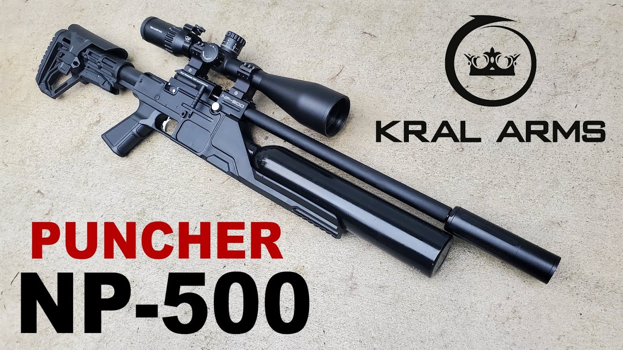 Пневматическая винтовка Kral Arms NP-500 Tactical PCP (полный обзор) Kral Puncher Mini