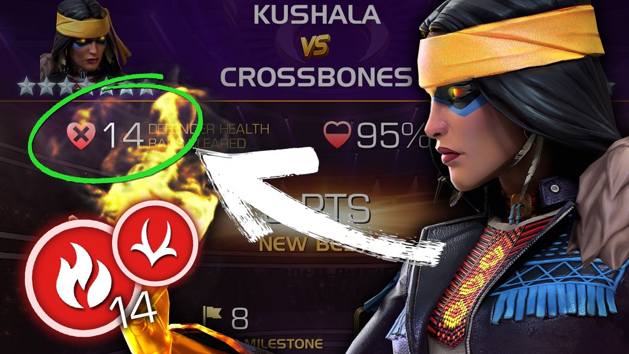 KUSHALA CLEARS 14 HEALTH BARS - Solo Coliseum / Crossbones