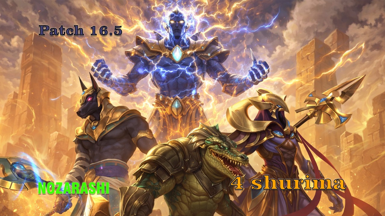 TFT 4 shurima Yeni patch 16.5