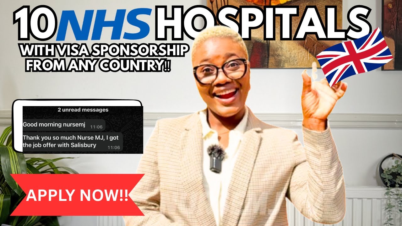 Top 10 NHS Hospitals Recruiting International Nurses in 2025 (Visa Sponsorship | Nigeria & abroad