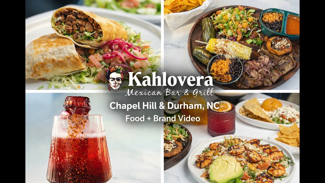 Kahlovera Restaurant | Food & Brand Video by Azy Foley Photography (Raleigh NC)