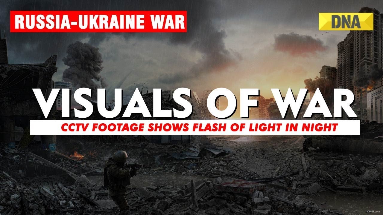 Russia-Ukraine War: Horrifying CCTV footage of explosion in Kyiv