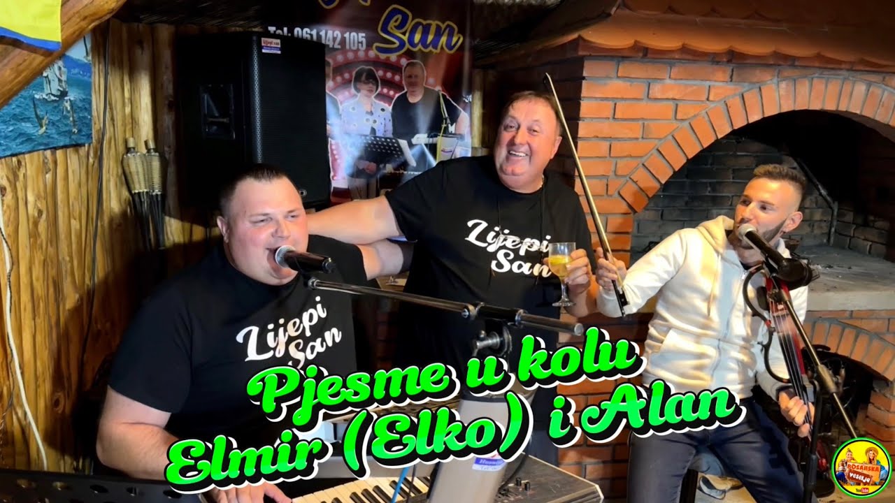 Elko i Alan pjesme u kolu i kolo (Lijepi San) Uzivo/2023
