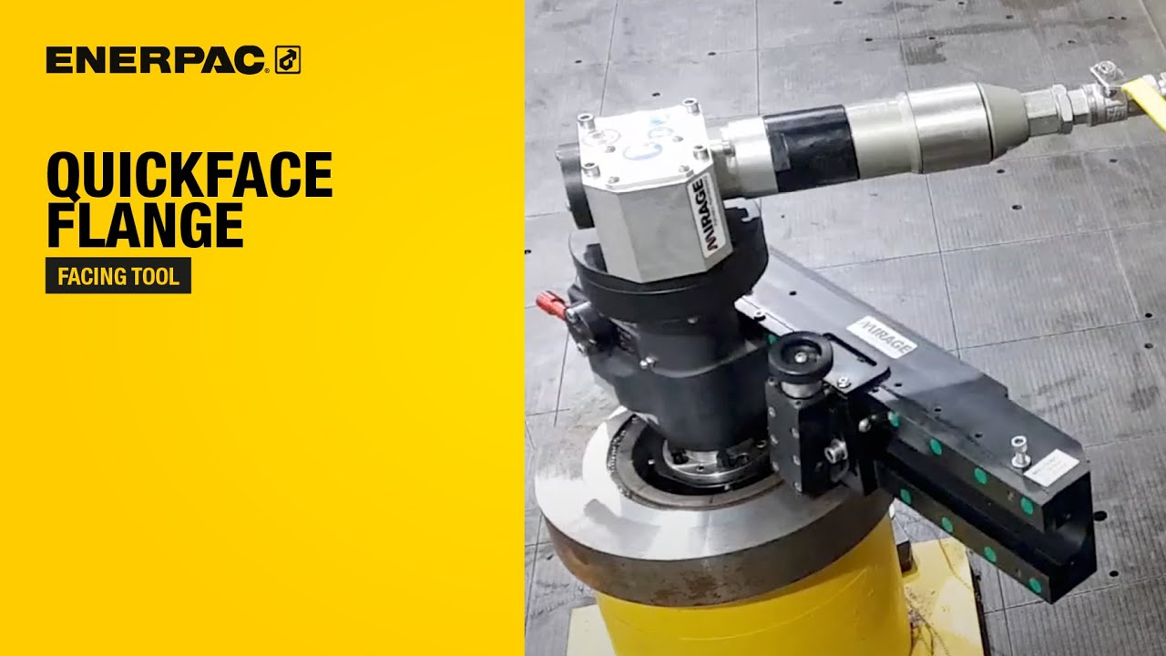 FF120 QuickFace Flange Facing Tool Demo | Hand-Operated | Enerpac