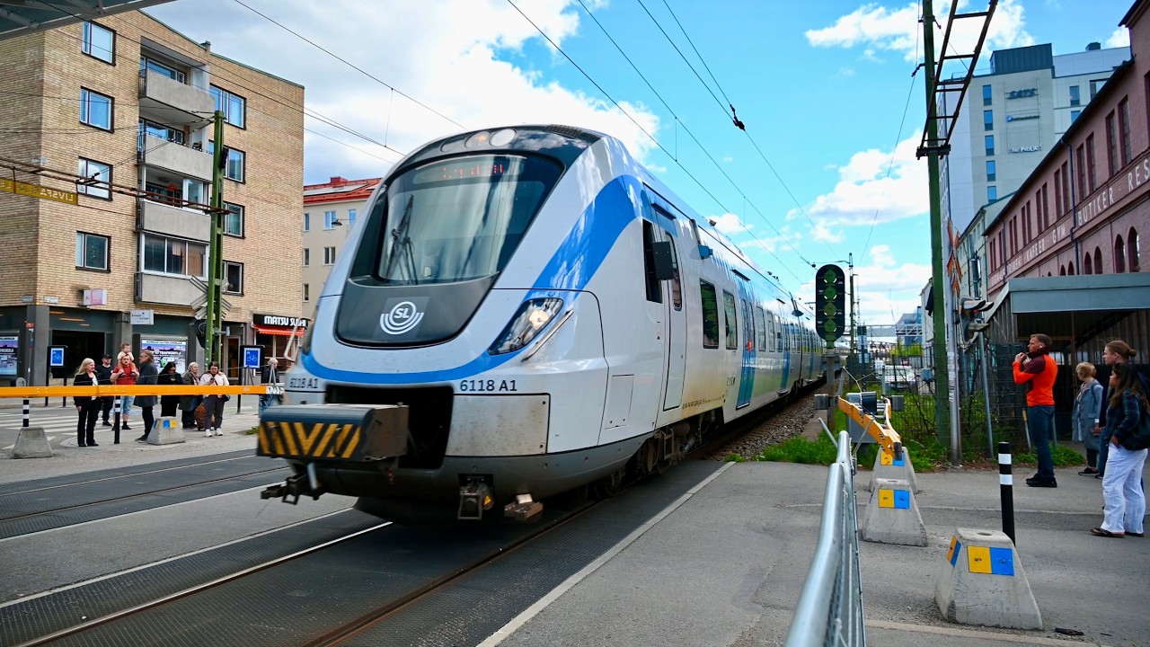 Trains in Sundbyberg - May 2025 [Diversion of X2000, VR and Snälltåget]