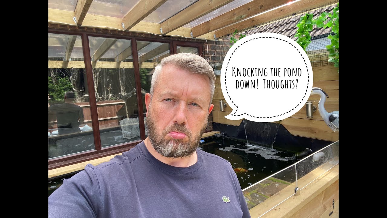 Knocking down the koi pond!
