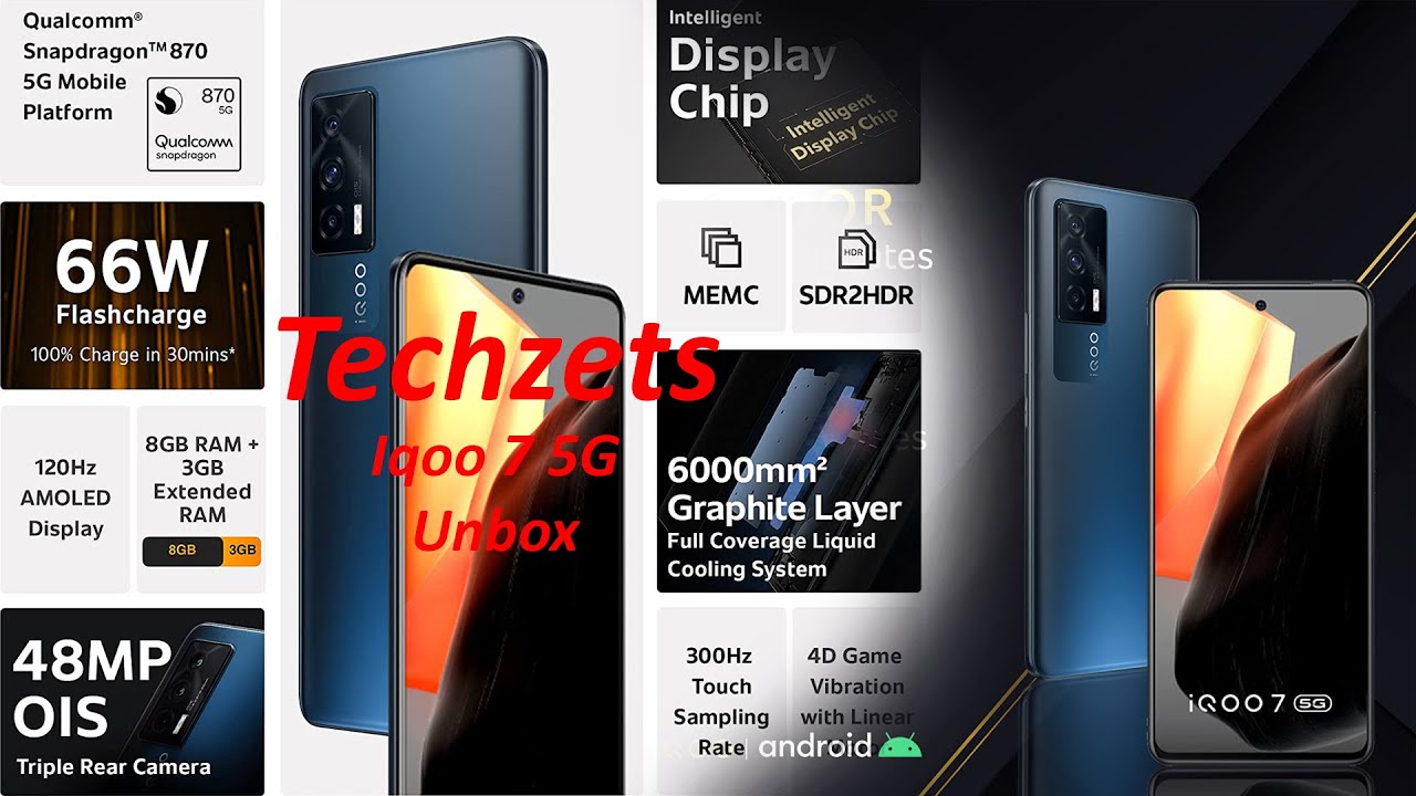 IQOO 7 5G #IQOO #IQOO7 #Unboxing Techzets