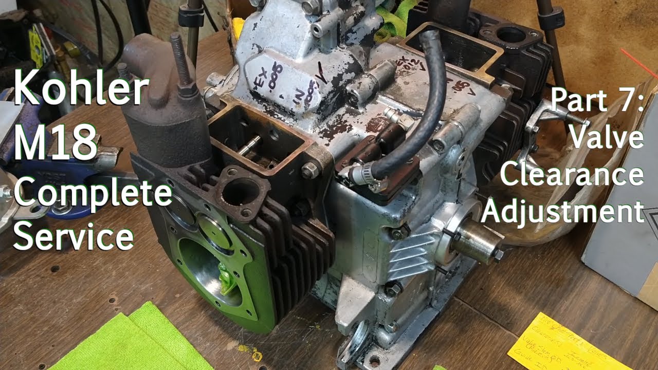 Kohler Magnum M18 Complete Service, Part 7: Valve Clearance Adjustment – Cub Cadet 1882