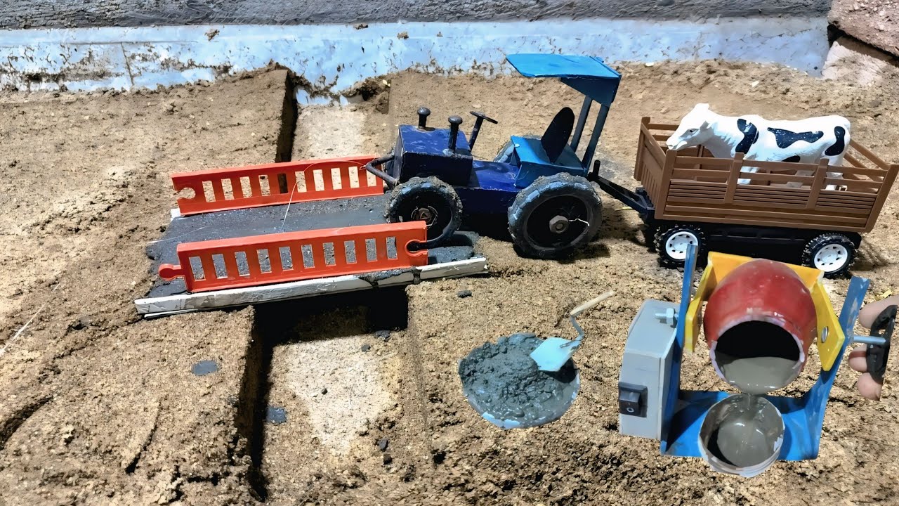 How To Make mini Bridge project // Chhota Wala Pull //MINI RADHE FARM 