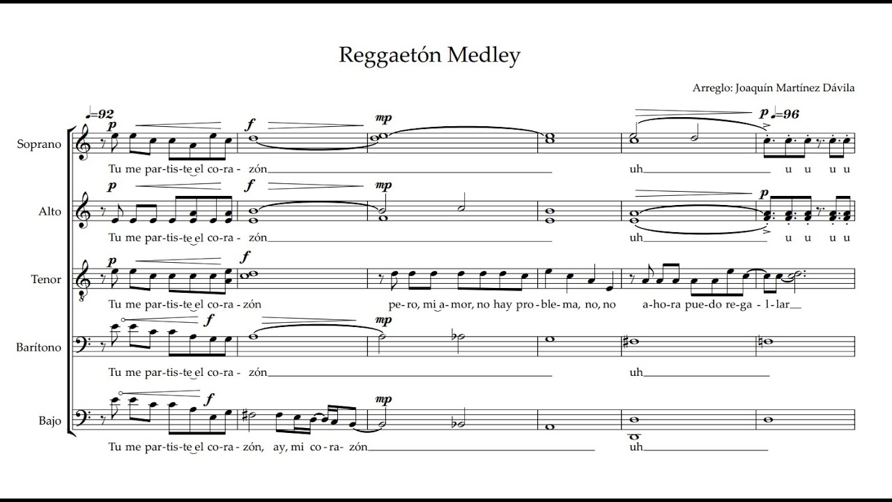 Reggaeton Medley (Arr. Joaquín Martínez Dávila)