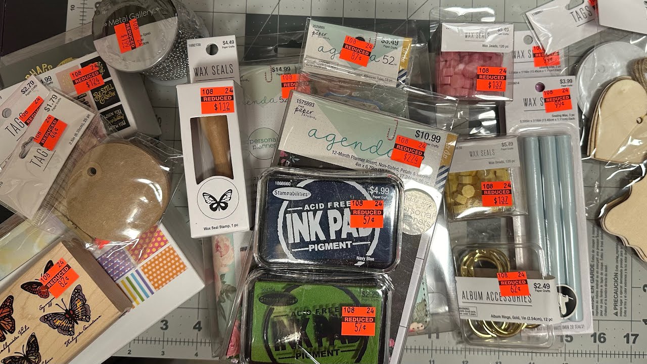 🚨Huge Hobby Lobby paper craft clearance!! #hobbylobby #hobbylobbyclearance
