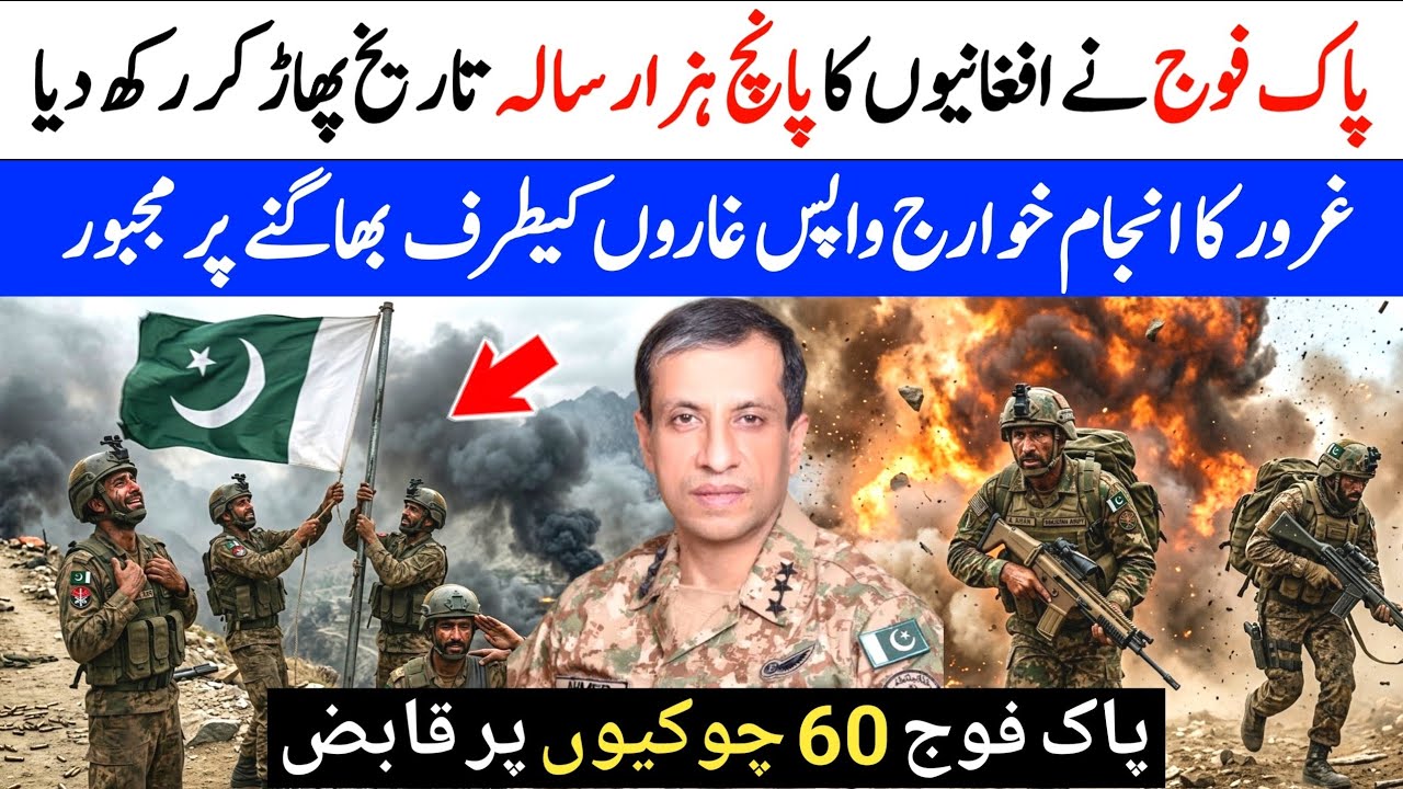 Pak Army Operation Ghazab Lil Haq Explain in 6 Minutes| Pak Afghan Tension| Urdu Timeline Official 