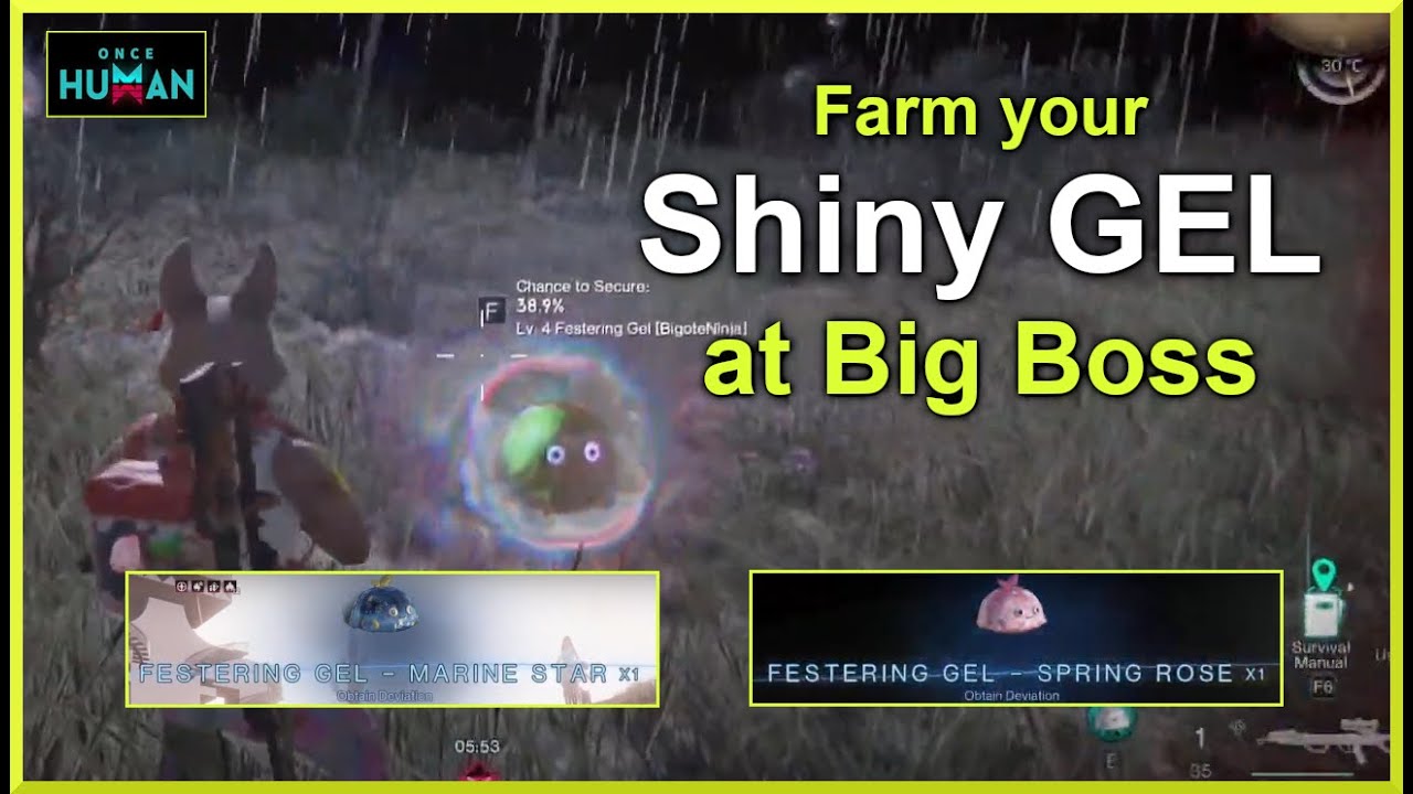 Farming Festering Gel Shiny at BIG BOSS | OnceHuman Endless Dream