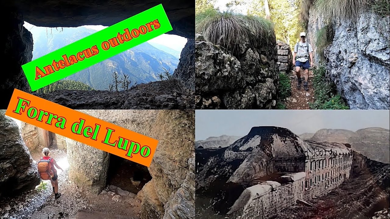 Forra del Lupo - Alpe Cimbra da Serrada, con il Forte Dosso delle Somme