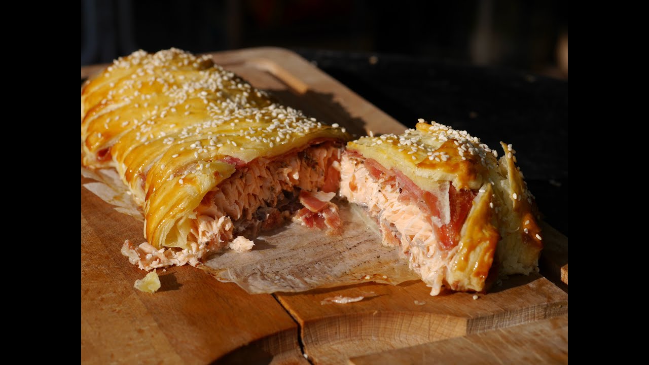 047 - Super saftiger Lachs im Schlafrock | Umwickelt mit Serranoschinken und Wacholderbeeren