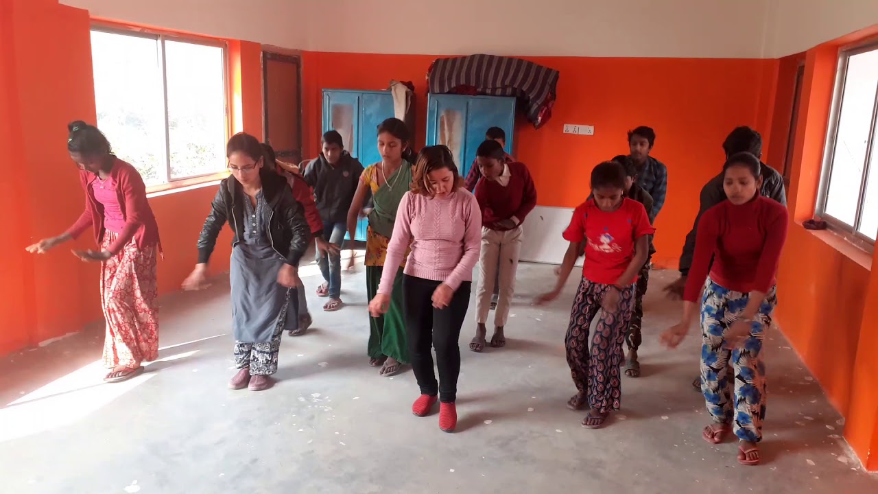 Nepali dance ko basic stepes(part1)