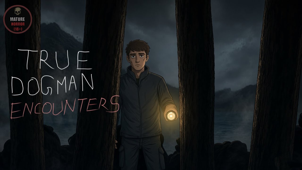 ⁠Night of the Beast - Real Dogman Sighting Animated | Dark Fiction (18+)⁠