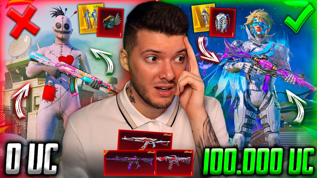 ОН 6 ЛЕТ ИГРАЕТ и Я ПРОКАЧАЛ АККАУНТА на 100000 UC В PUBG MOBILE! ПРОКАЧКА АККАУНТА ПУБГ МОБАЙЛ