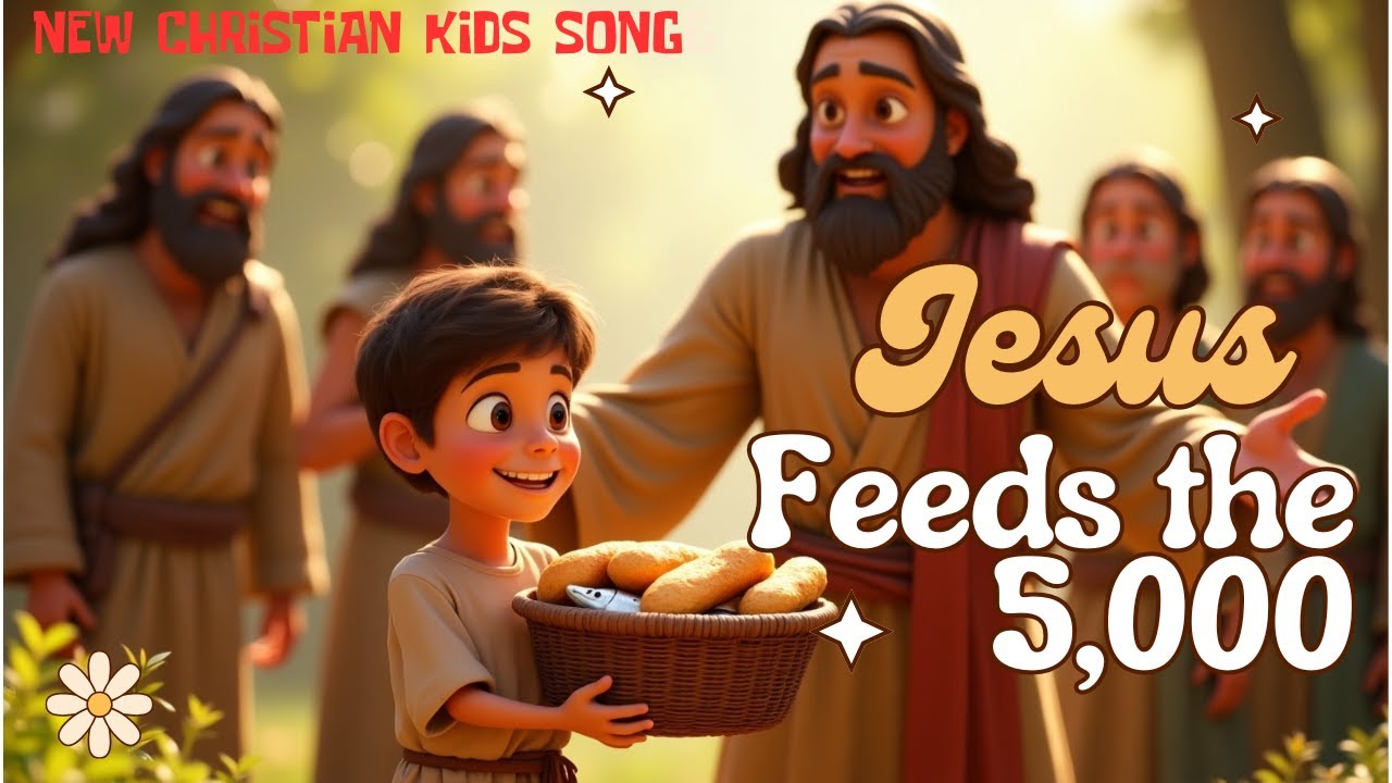 Jesus Feeds the 5,000 | Bible Sing-Along Song | Mark 6:30-44