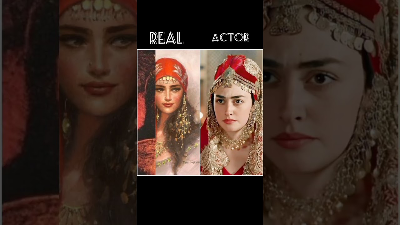 Krulus Osman and Dirlis Ertugurl drama Actor vs Real #history #krulusosman ❤️❤️🔥🔥🔥