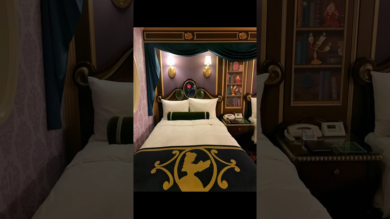 Beauty and the Beast themed room in Tokyo Disneyland Hotel🌹