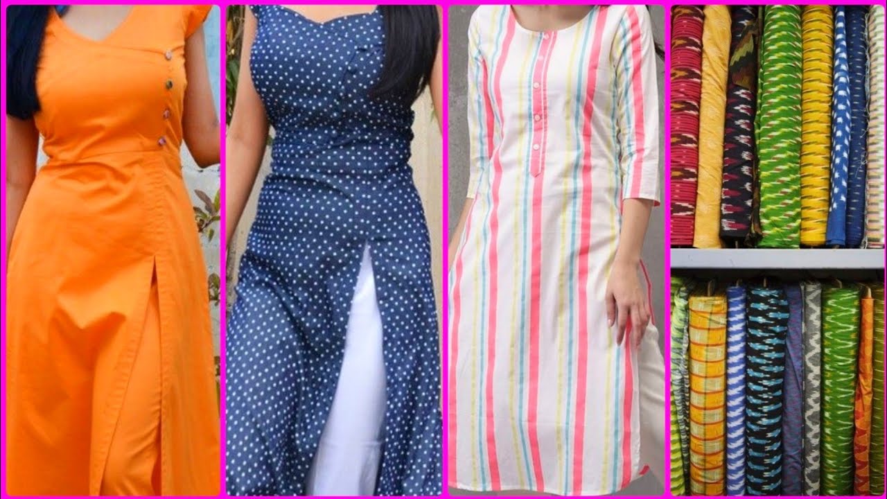 2020 #Cotton Long Kurti Designs|#Cotton #Printed Kurti Designs|Cotton Kameez Designs|Cotton Dresses