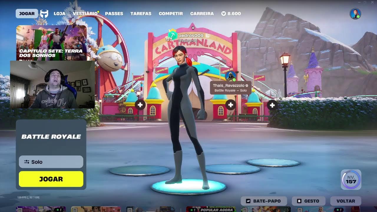 FORTNITE PT -  SUBIR UNS NIVEIS!!!!! // PEDROS009 NA SHOP #ad