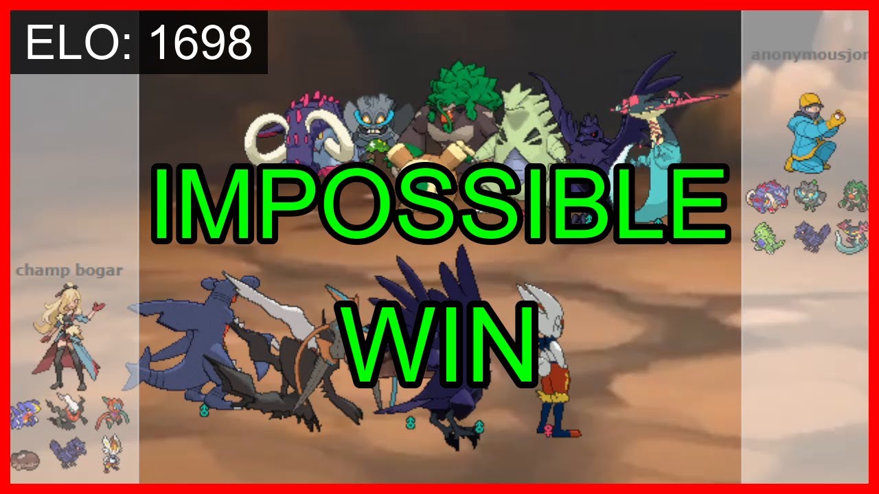 High Ladder Gameplay: champ bogar vs anonymousjon (1698) | Pokemon Showdown