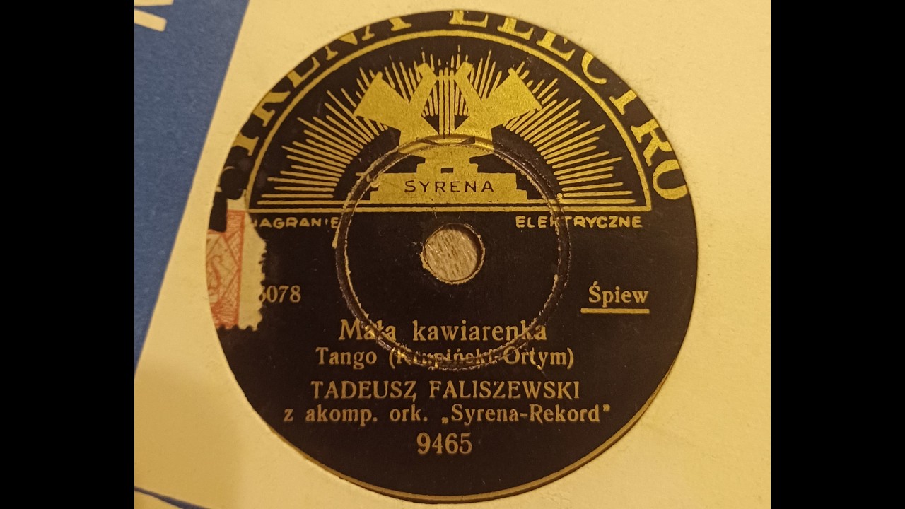 Mała kawiarenka (Tango) 1934 - Tadeusz Faliszewski
