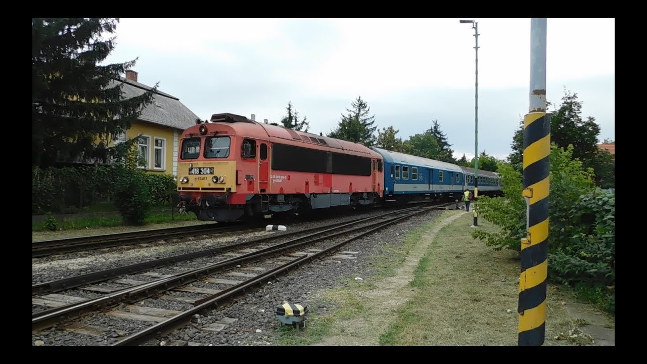Vonatok Balatonfüreden (2018. 07. 18.)