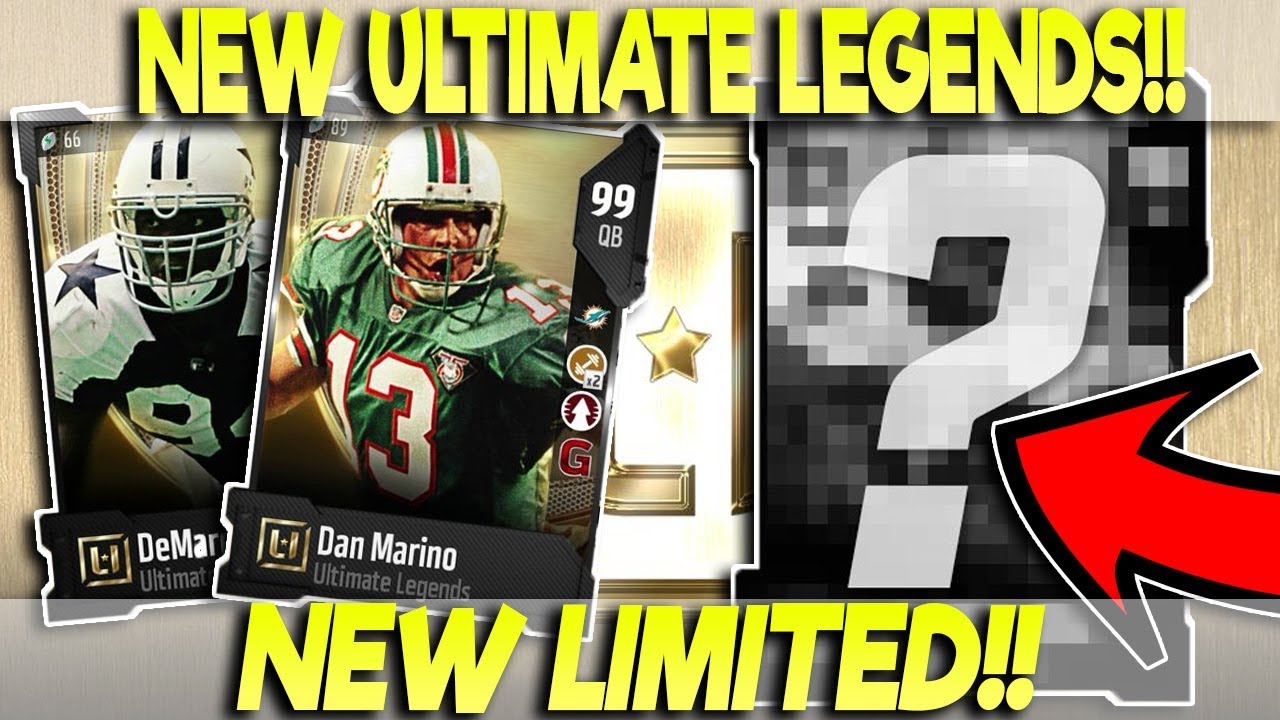 NEW BEST QB IN MUT 18! NEW 99 UL DAN MARINO AND DEMARCUS WARE!| MADDEN 18 ULTIMATE TEAM