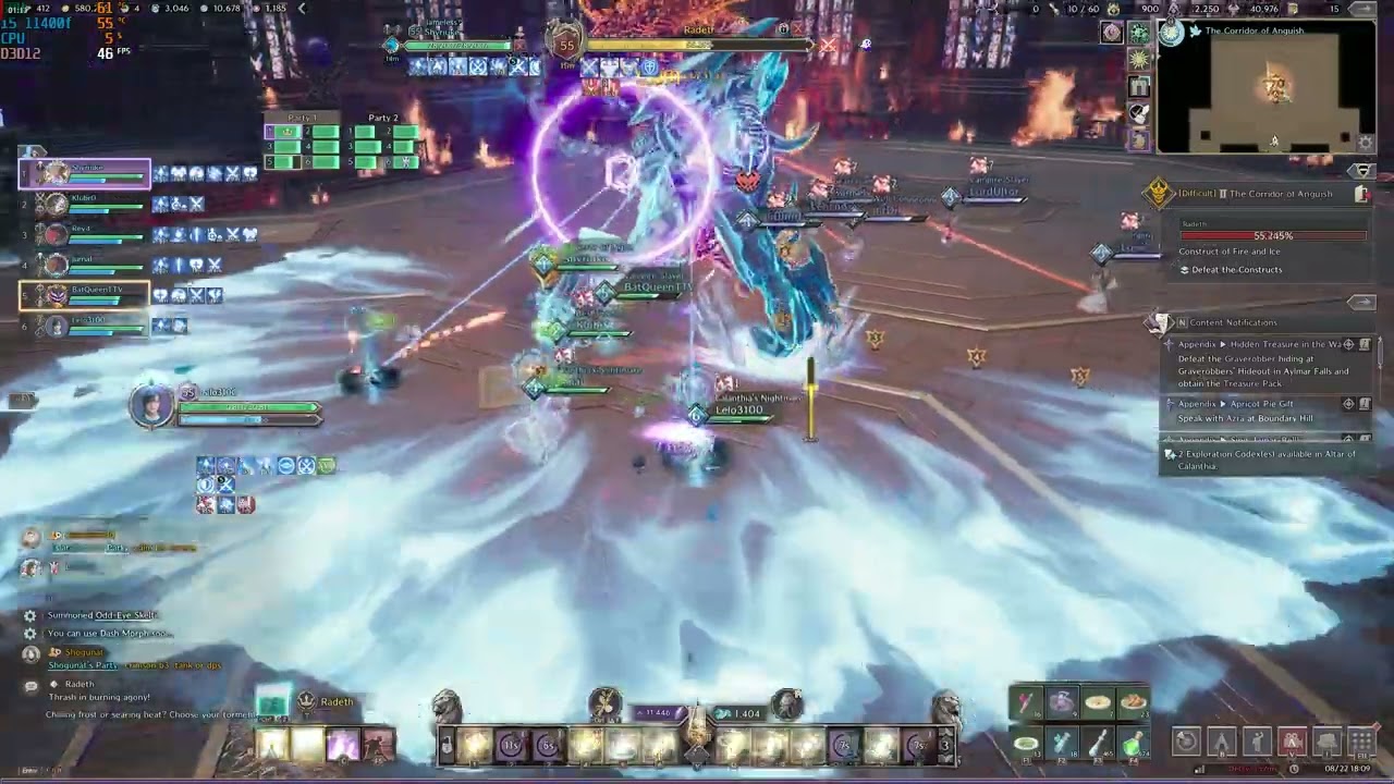 Throne and Liberty || Hard mode ez raid after nerf 2nd boss phase 2