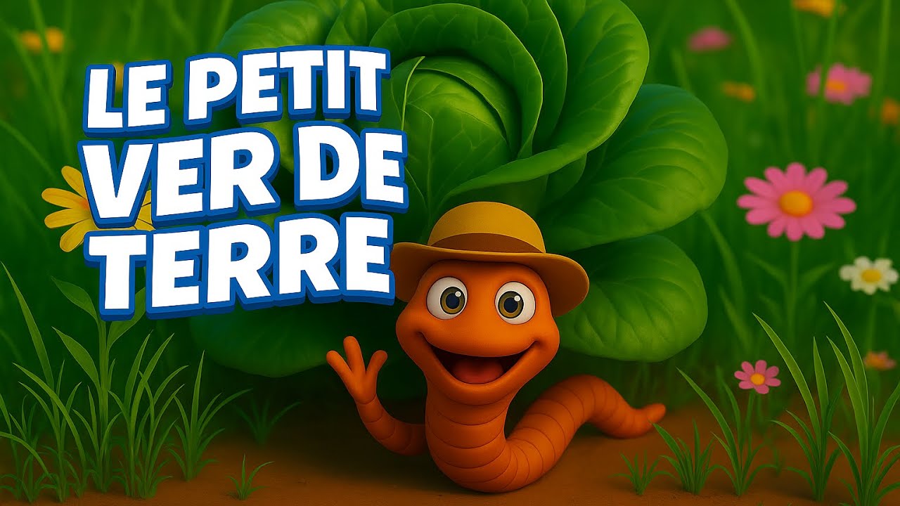 Le petit ver de terre 🪱🌱 | Chanson éducative pour enfants | Découverte de la nature
