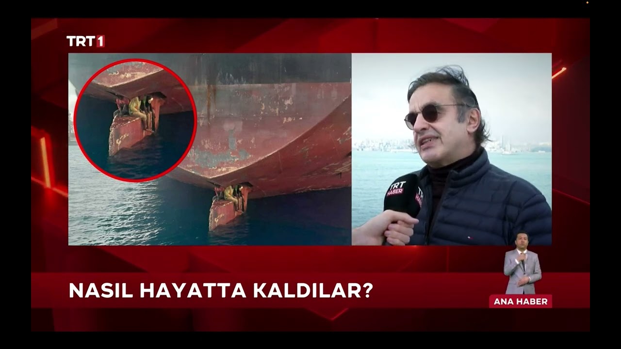 Dümen palasında mucize 11 gün... Kapt. Cahit İstikbal TRT 1 televizyonuna değerlendirdi...