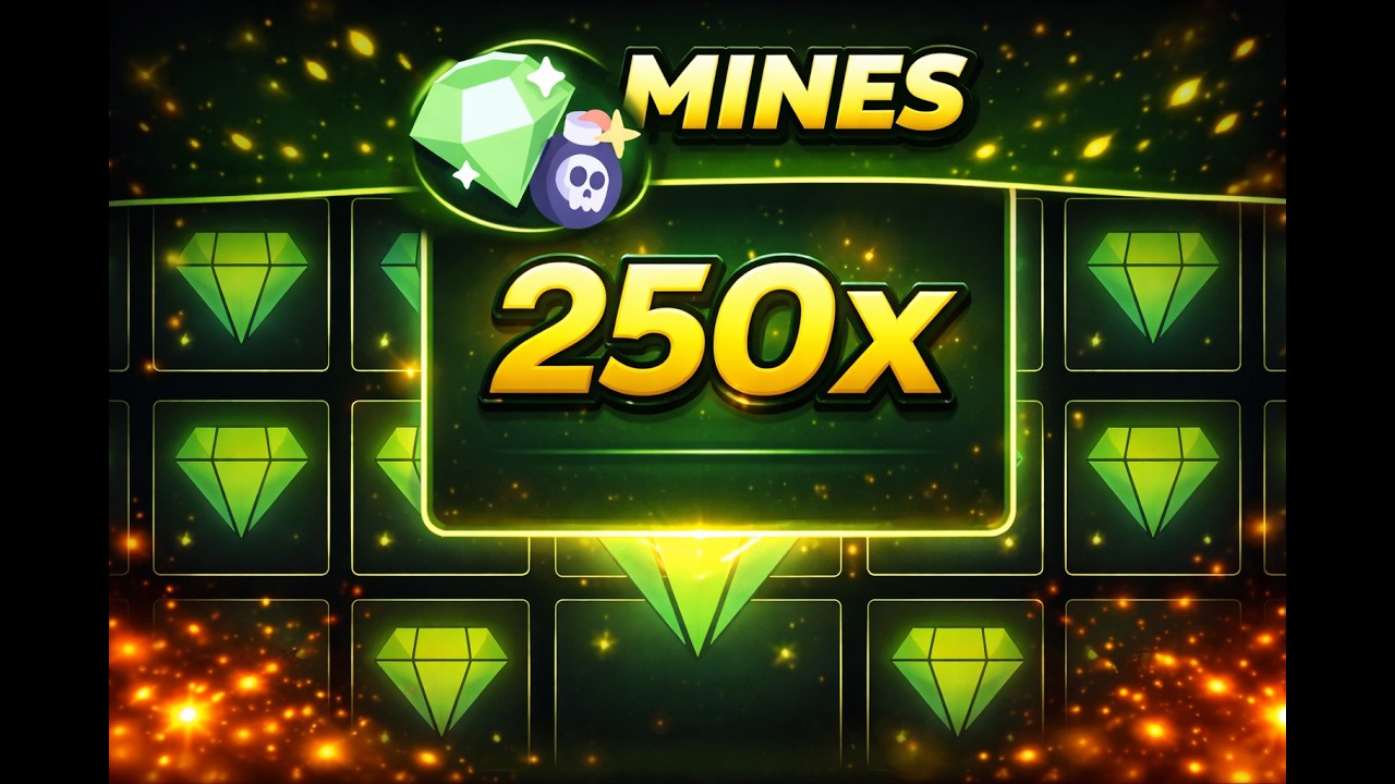 THE MOST INSANE MINES STRATEGY (250X) 5--1250!