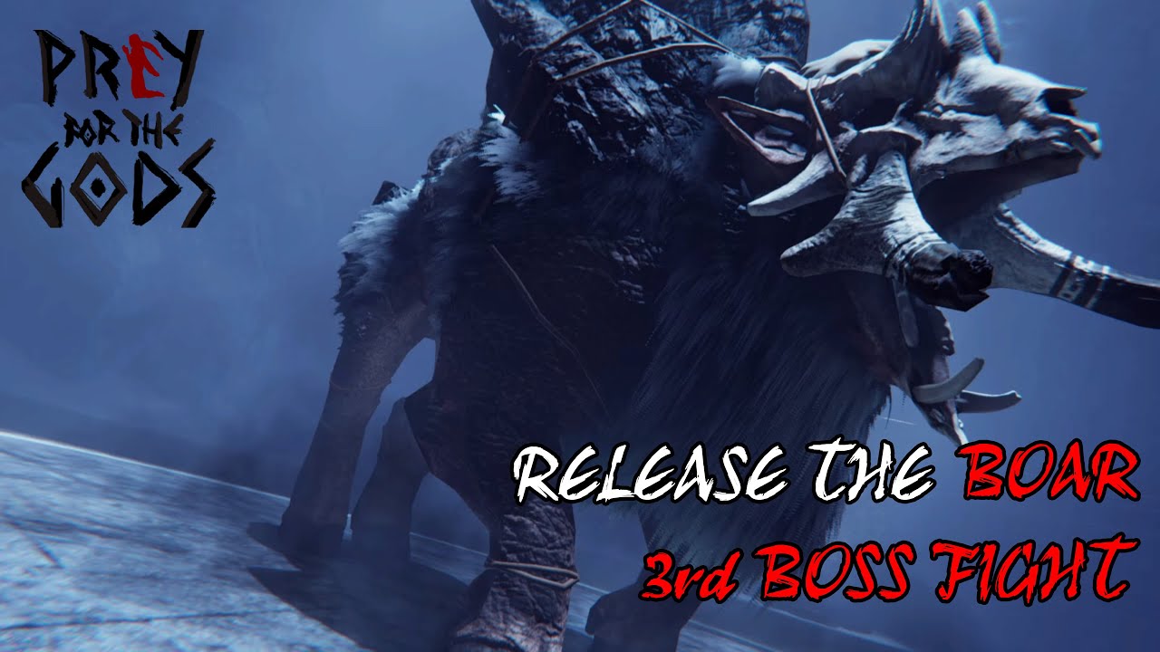 Praey For the Gods - Release the Boar - 3rd Boss Fight - PS5