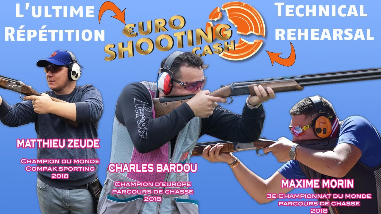 La répétition ultime avant l'euro shooting cash avec Charles BARDOU, Matthieu ZEUDE et Maxime MORIN