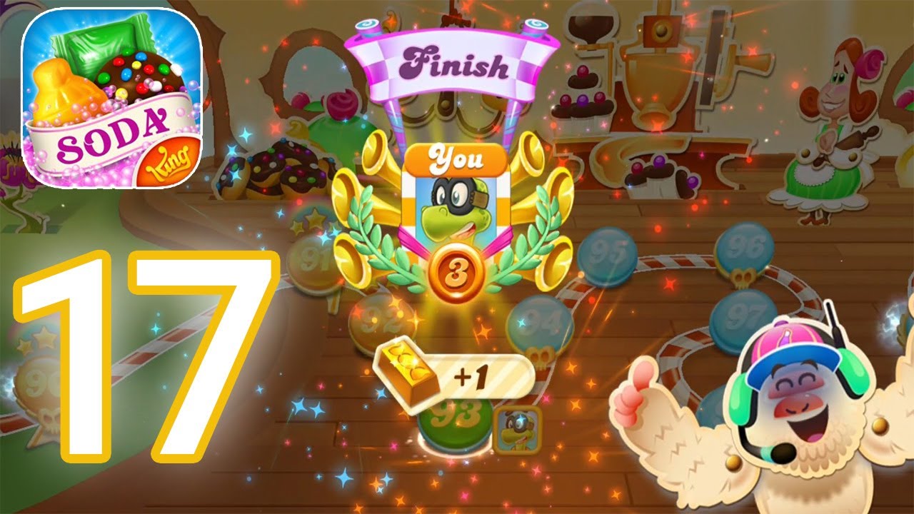 Candy Crush Soda Saga - Gameplay Walkthrough Part 17 - Level 91 - 92 Completed (iOS, Android)