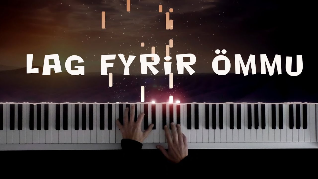 Lag Fyrir &Ouml;mmu &Oacute;lafur Arnalds Piano Cover Piano Tutorial (Living Room Songs)