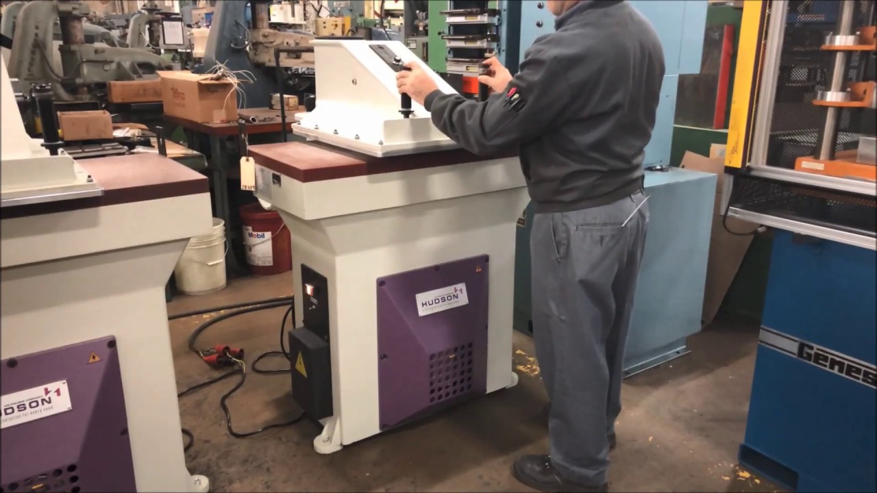 Used 27 Ton Hudson Hydraulic Clicker Press, #28389