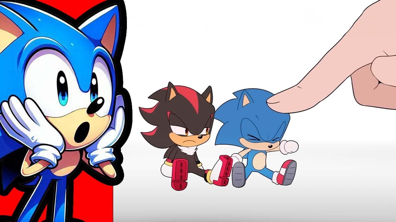 Sonic Réagit à SONIC CHIBI Contre Le DOIGT !