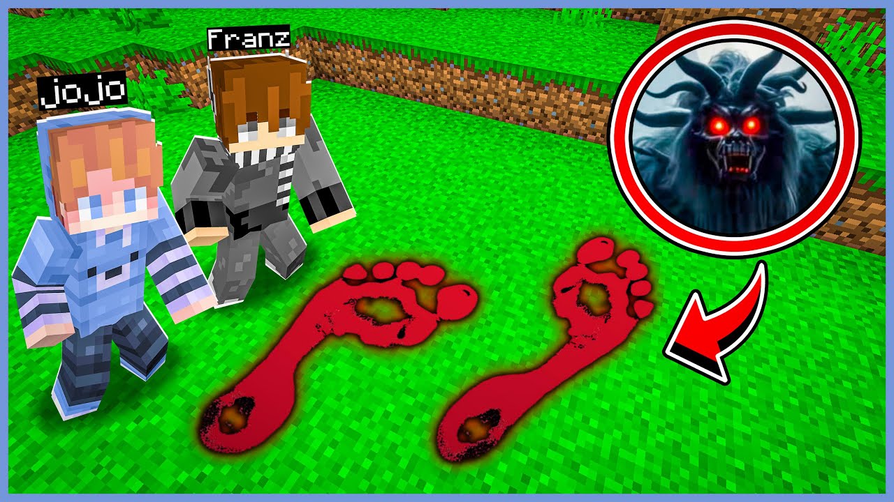JOJO & FRANZ MELIHAT JEJAK KAKI HANTU GENDERUWO di MINECRAFT
