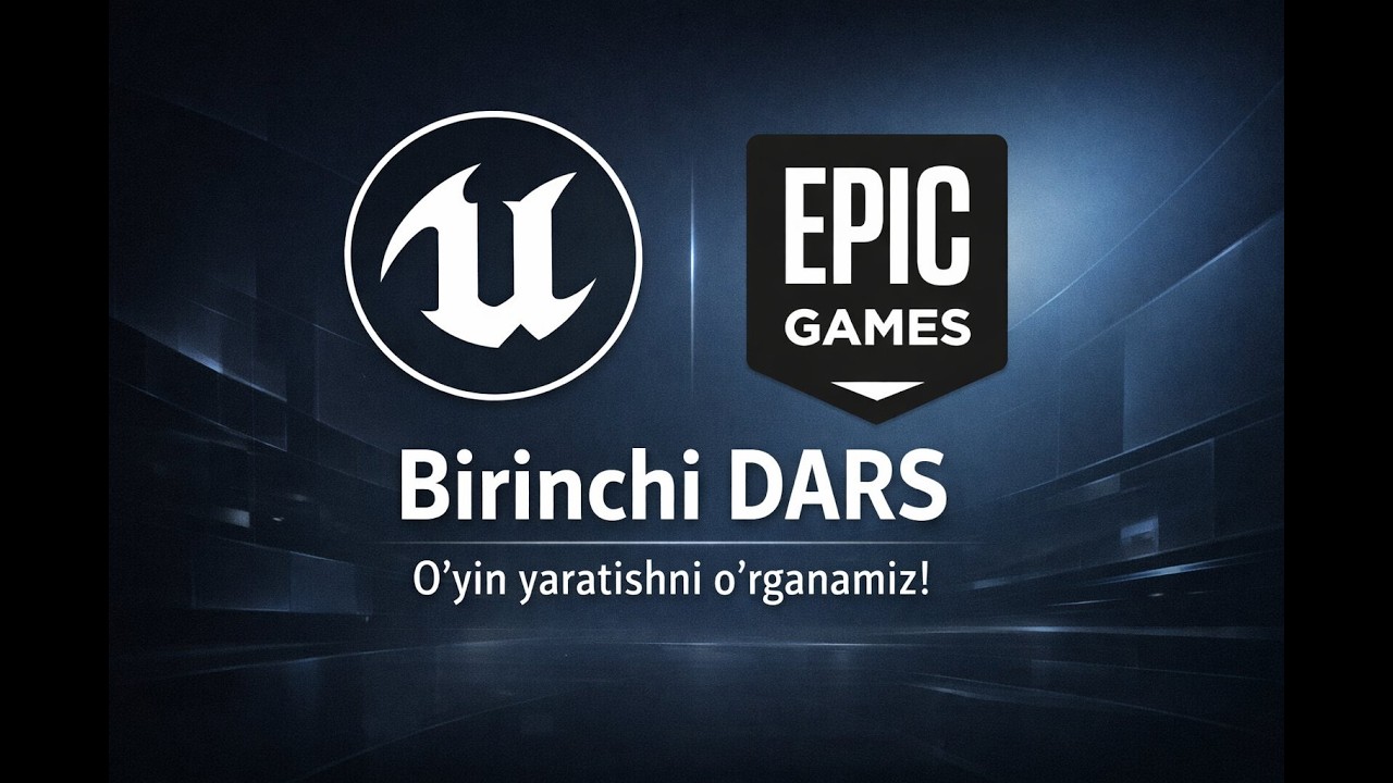 Ushbu videoda Unreal Engine’ni o‘rnatish va interfeysini ko‘rib chiqamiz.