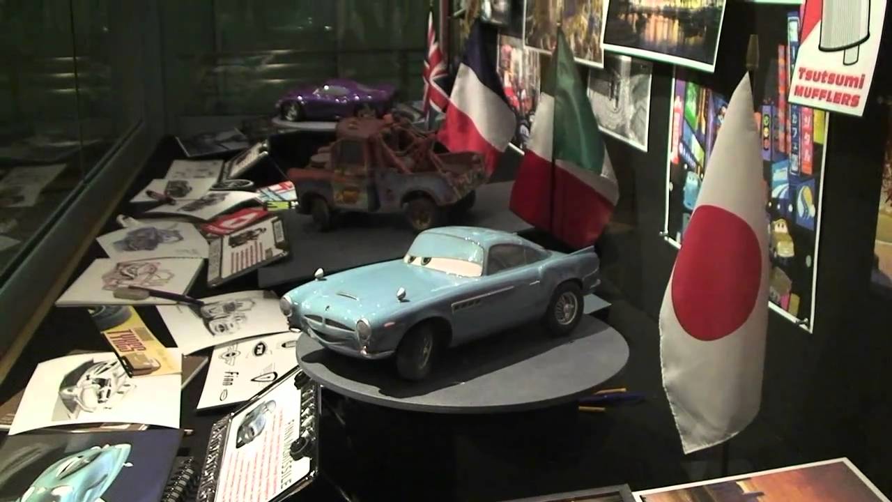 Disney Pixar Cars 2 Concept Art Display, Disney's Hollywood Studios 3/19/11 Walt Disney World