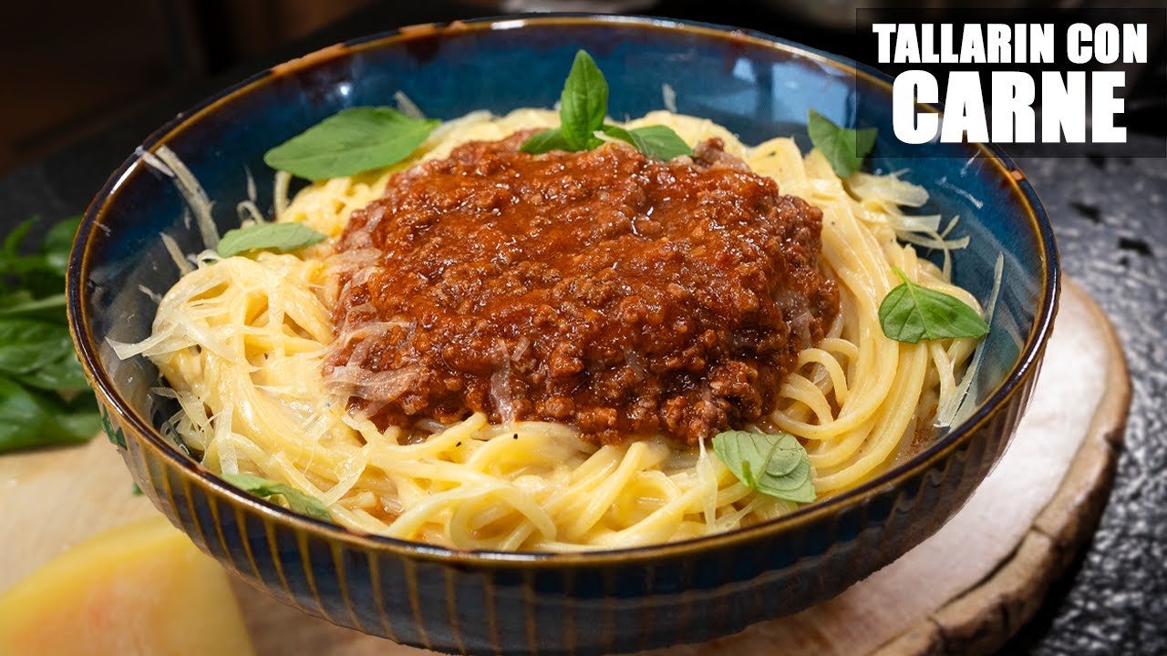 Así prepare mi Tallarines con carne! receta fácil | Abelca