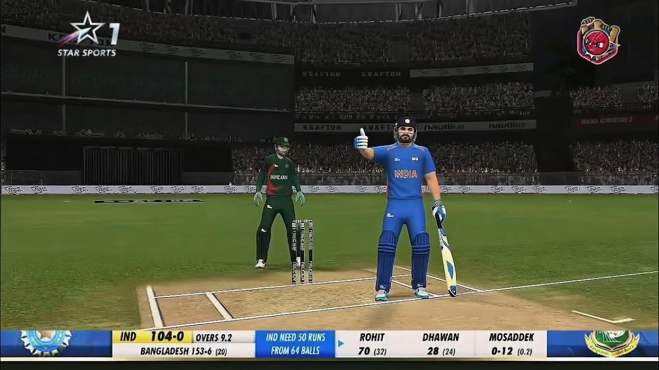 Ind vs ban 2019  T20 highlights || Real cricket gameplay