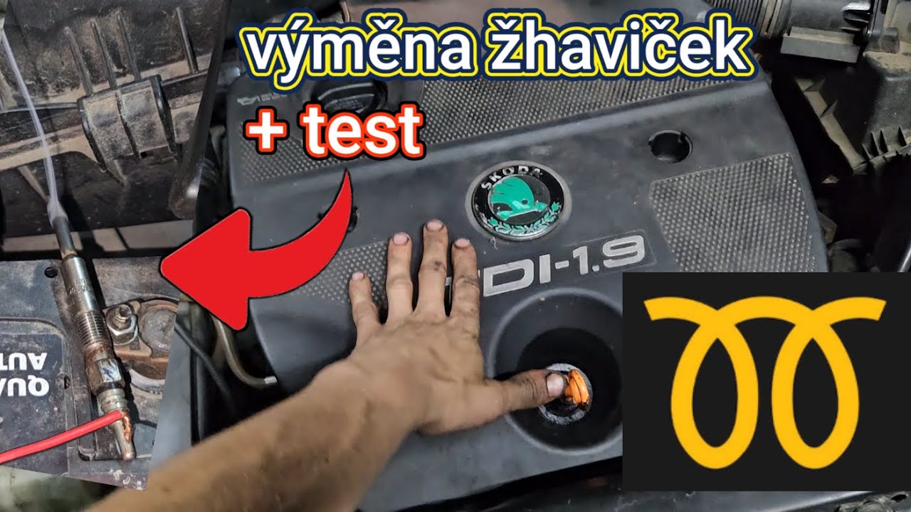 Výměna žhavících svíček 1.9 tdi 66 / 81kw + zkouška žhavicích svíček
