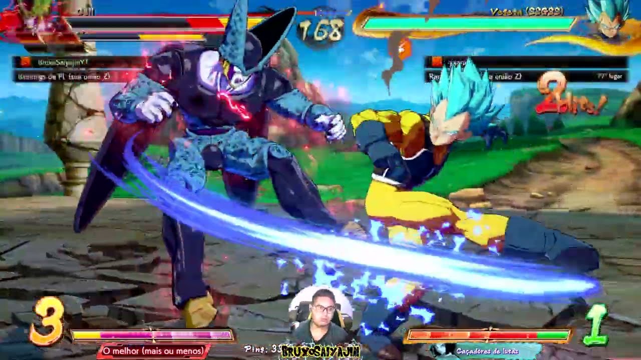 Joguei no Camp Super Dashers BR de DBFZ, Se liga no que aconteceu! Lutas super caóticas! PT 1/3