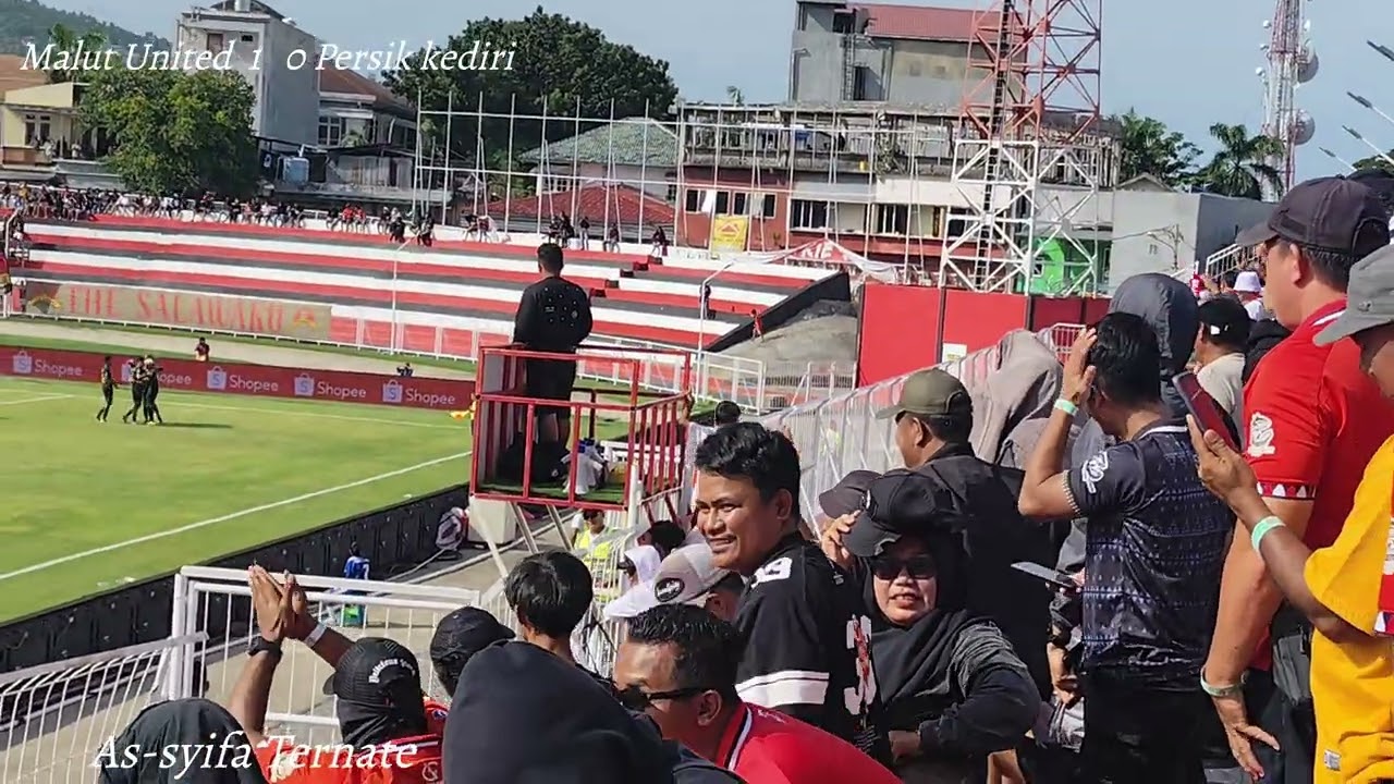 KEJUTAN LAGA AWAL PUTARAN KEDUA MALUT UNITED VS PERSIK KEDIRI 